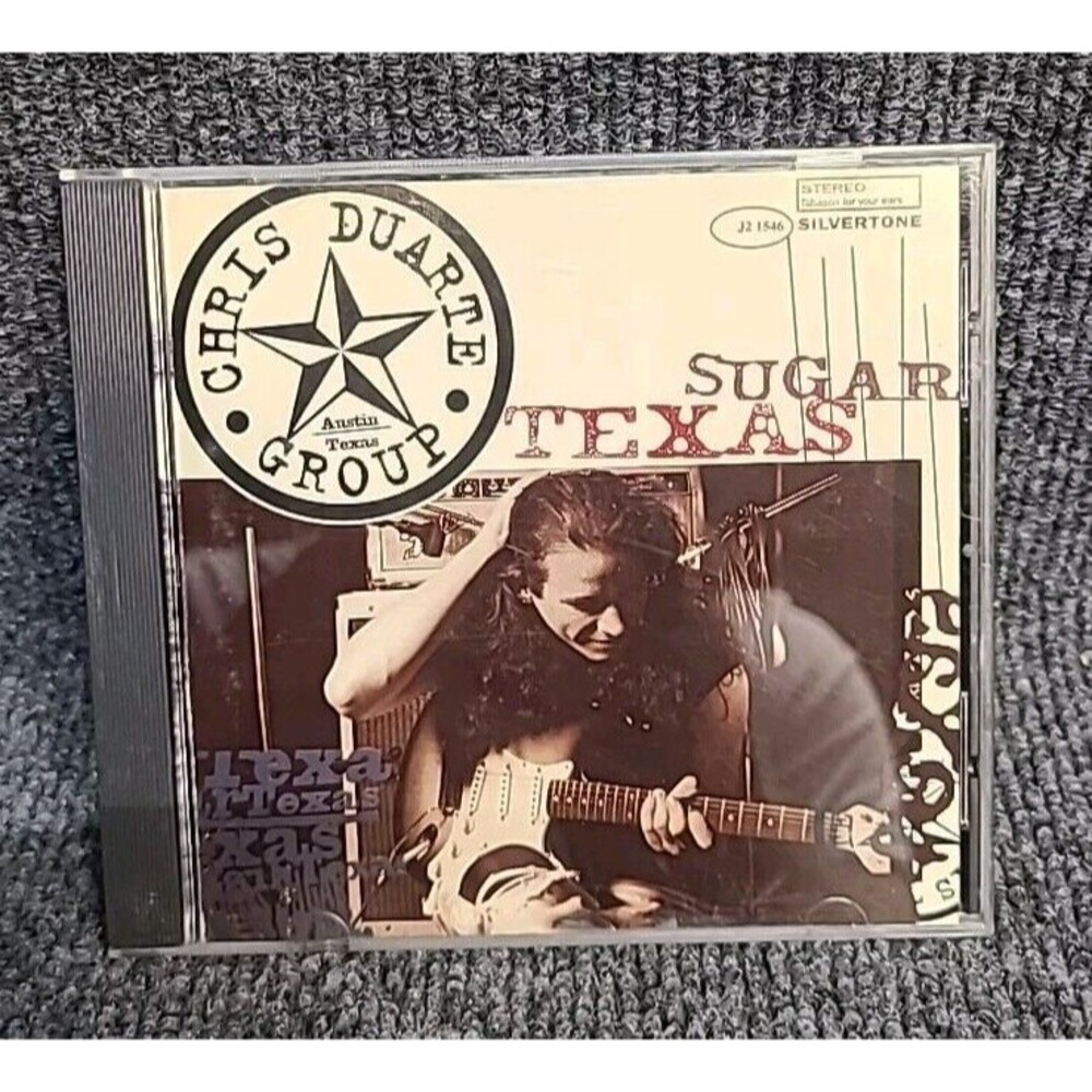 Vintage Chris Duarte Group CD Texas Sugar & Strat Magik 1994 Silvertone Records